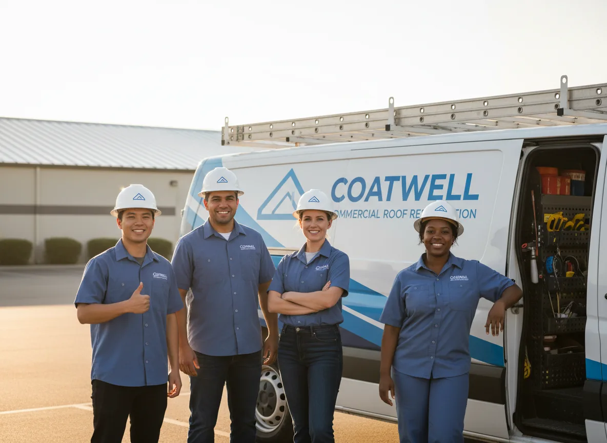 Commercial roof coating company in Mendon, MI
